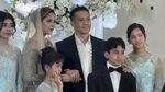 Foto Pernikahan Aufar Hutapea-Danya Assegaf, Olla Ramlan dan Pacar Kondangan