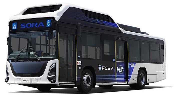 Bus hidrogen Toyota Sora