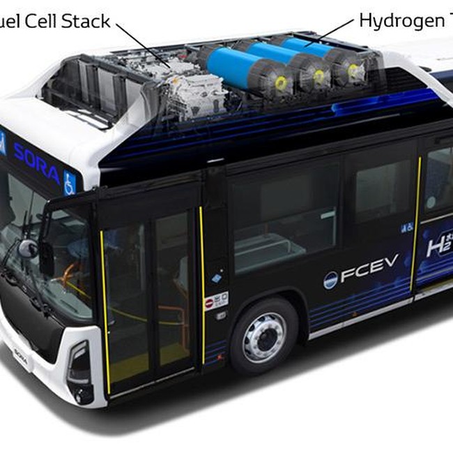 Wujud Bus Hidrogen Terbaru Toyota, Hasil Kerja Sama dengan Isuzu