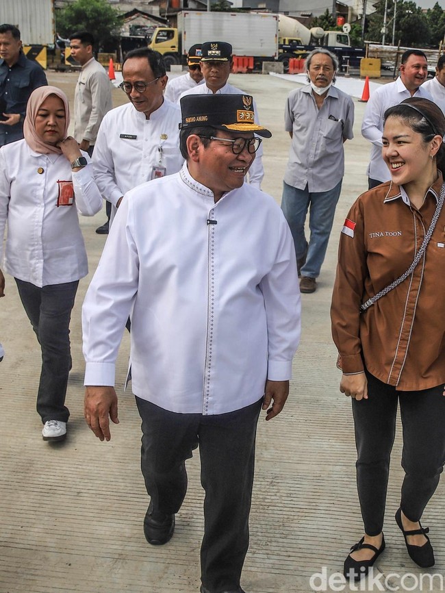 Pramono Tinjau Proyek Jalan Tembus Kelapa Gading-Pulogadung