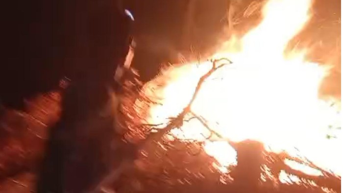 Karhutla di Polewali Mandar diduga karena warga bakar lahan.