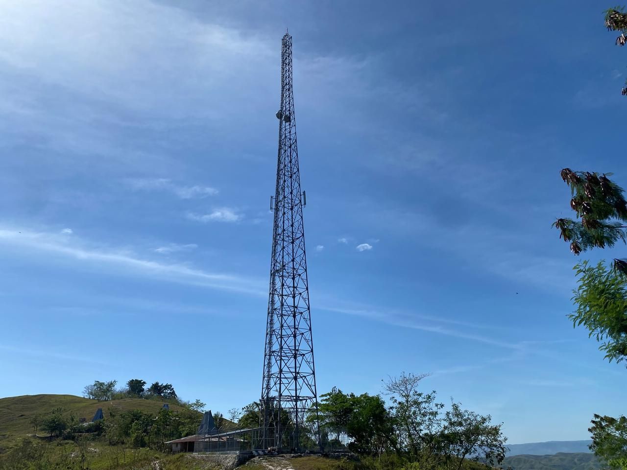 Menara BTS BAKTI Komdigi di Ngadu Langgi Menara BTS BAKTI Komdigi di Ngadu Langgi