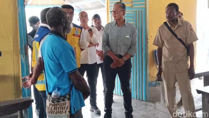 Menteri PU Dody Hanggodo di Wanam Merauke Papua