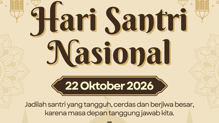 Poster Hari Santri 2026