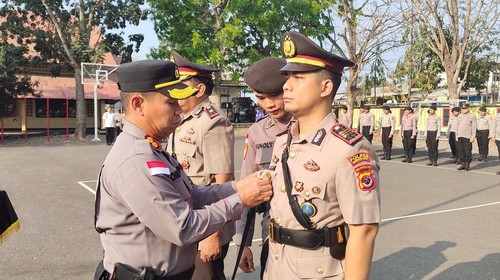 Sertijab AKP Sandy Pratama Putra menjadi Wakapolres Manggarai Barat, Jumat (9/10/2026).