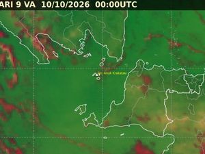 Abu Anak Krakatau Tak Terdeteksi Lagi di Citra Satelit, Ini Kata BMKG