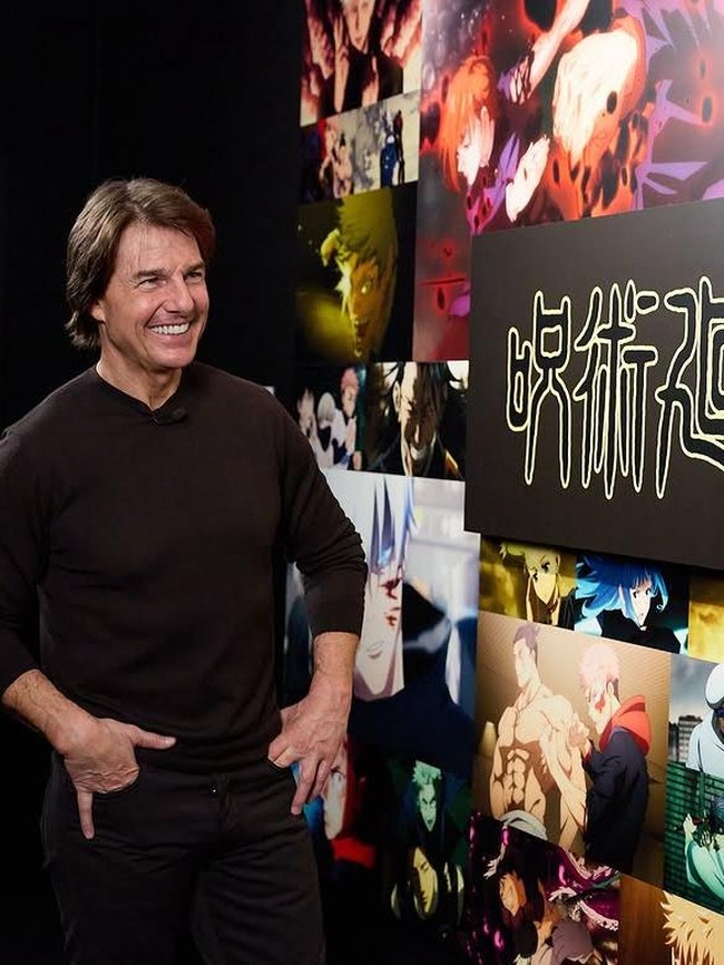 Ketika Tom Cruise Jadi Wibu, Kepincut Attack on Titan-Chainsaw Man