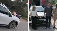 Kepergok Makan Bareng Selingkuhan, Pria Ini Malah Seret Istri di Kap Mobil