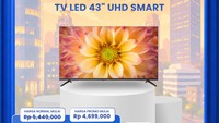 LED TV 43 Inch di Transmart Full Day Sale Diskon sampai 70%