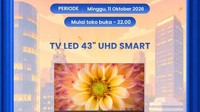 Transmart Full Day Sale! Smart TV 43 Inch Bisa Diskon Rp 1,6 Juta