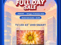 Transmart Full Day Sale! Smart TV 43 Inch Bisa Diskon Rp 1,6 Juta