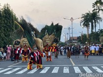 Kala Atraksi Reog Ponorogo Pukau Wisatawan di Klungkung