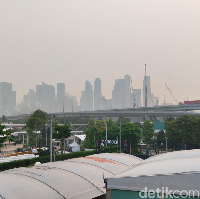 Kabut Asap Menyelimuti Singapura Jelang Balapan F1