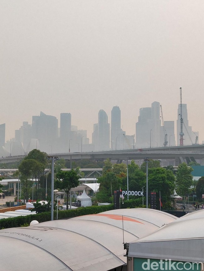 Kabut Asap Menyelimuti Singapura Jelang Balapan F1