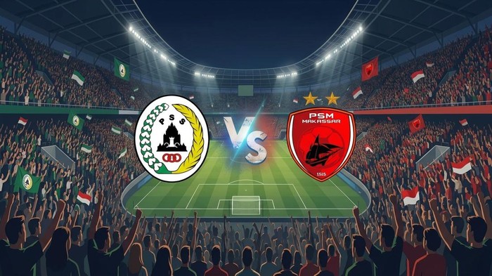 Ilustrasi PSS Sleman Vs PSM Makassar Sore Ini