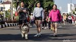 Jalan Margonda Bebas Kendaraan, Warga Depok Nikmati CFD