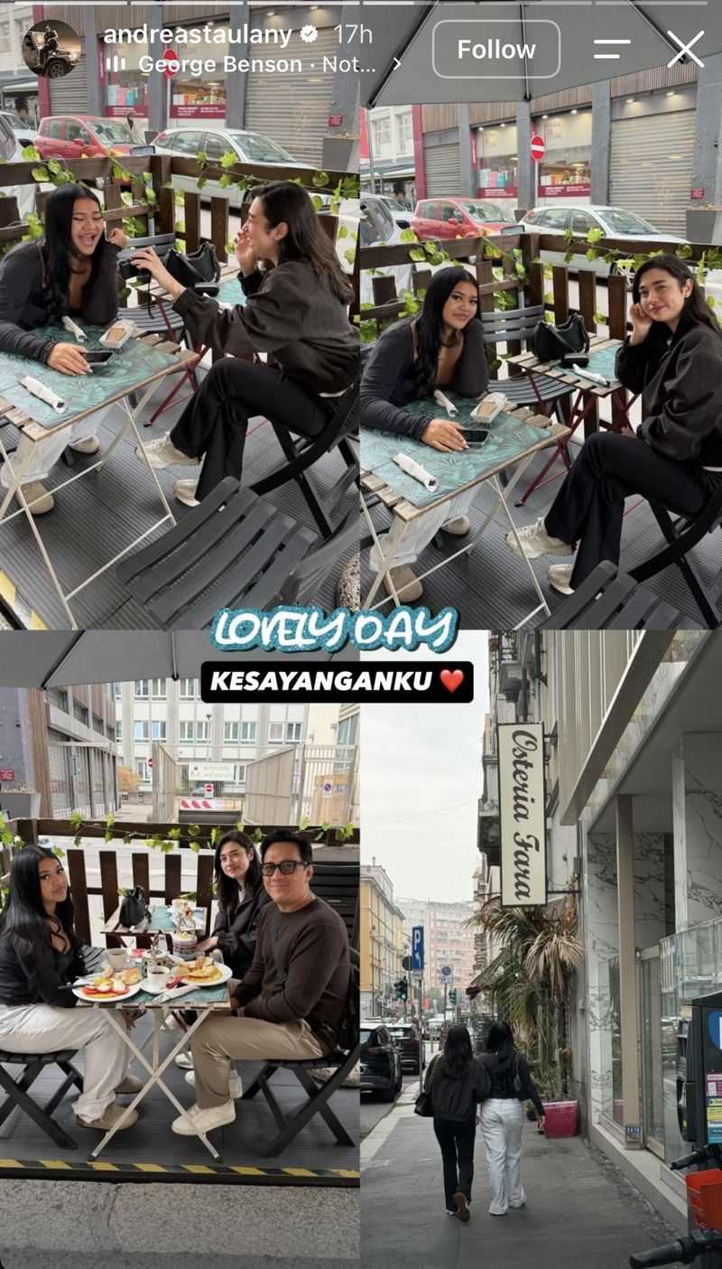 Kebersamaan Arlova dan Amanda Rigby Kebersamaan Arlova dan Amanda Rigby