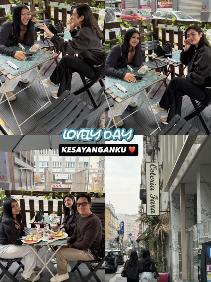 Momen Liburan Seru Andre Taulany di Italia Ditemani Putri Tercinta dan Amanda Rigby (2)