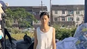 Sosok Leng Minghui, Pemulung Sampah dengan Tinggi 181 Cm Kini Jadi Model