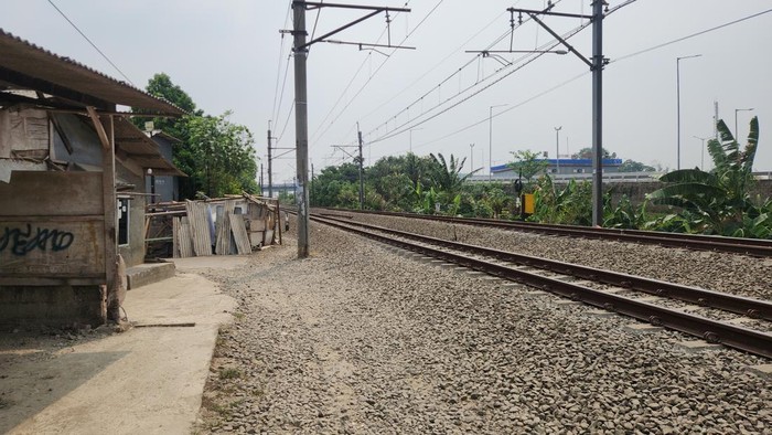 Lokasi tempat mahasiswa tertemper KRL di Ciputat, Tangerang Selatan.
