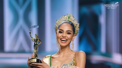 7 Potret Jihan Dimack, Wakil Afrika Pertama Menang Miss Grand International 2026