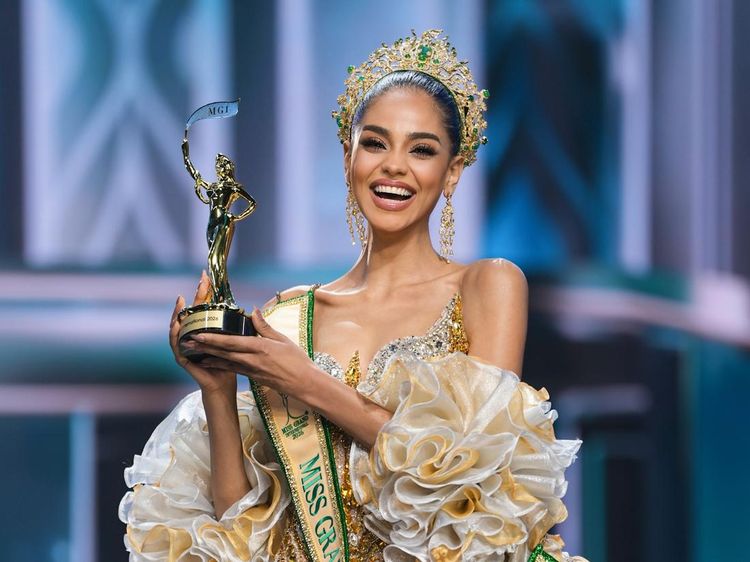 7 Potret Jihan Dimack, Wakil Afrika Pertama Menang Miss Grand International 2026
