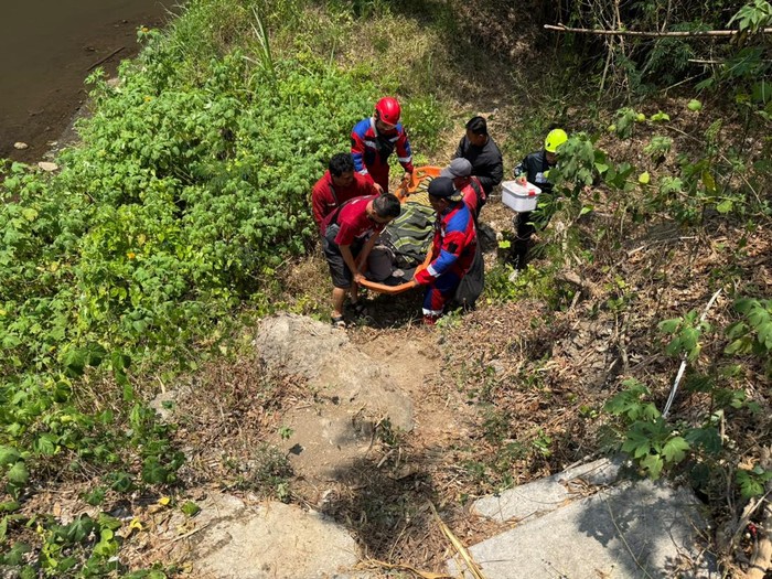 Shaskia Maulidina (30) warga Jalan Kelapa Sawit, Sukun, Kota Malang,  yang dilaporkan hilang ditemukan usai terperosok dan jatuh ke jurang.
