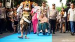 Momen Penyambutan Kapolda Jatim Irjen Dekananto Eko Purwono