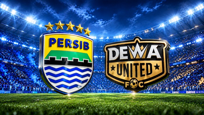 Persib Bandung vs Dewa United.