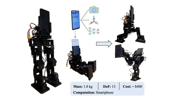 Smartphone Bekas Disulap Jadi Robot Berkaki, Begini Wujudnya