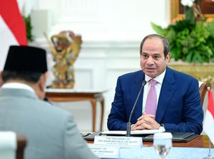 Di Depan Prabowo, Presiden Mesir Terima Kasih RI Perjuangkan Palestina di BoP