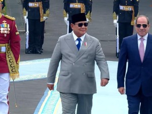 Video: Momen Prabowo Sambut Presiden Mesir El-Sisi di Istana Merdeka