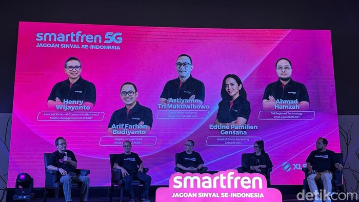Pressconfrence 5G Unlimited Smartfren di Bandung, Jumat (9/10/2026)