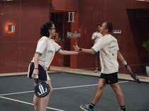 Ketika Pekerja Kantoran Beradu di Lapangan Padel