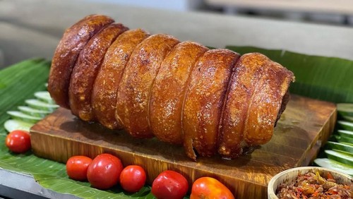 Samsam dari warung Guling Samsam Merekak. (Instagram @samsammerekak)