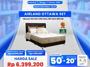 Buruan ke Transmart Full Day Sale! Tempat Tidur Diskon Gede-Gedean