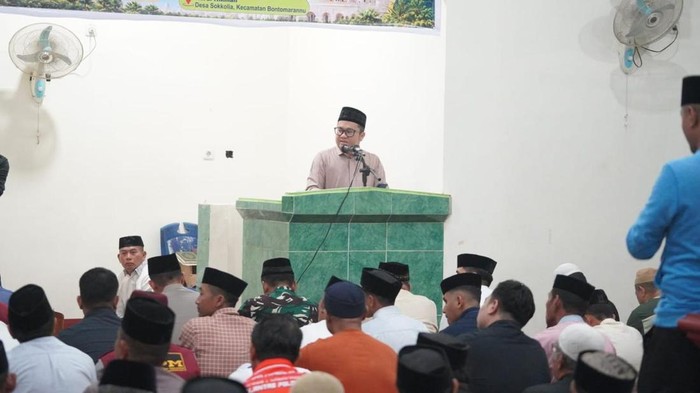 Wabup Gowa menyerap langsung aspirasi warga melalui safari subuh. Dokumen Istimewa