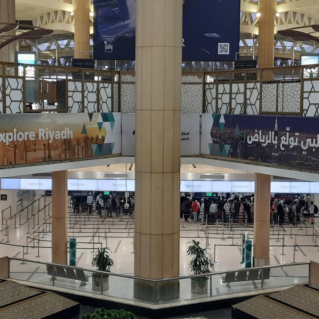 Arsitektur Bandara King Khalid bak Oase di Tengah Gurun