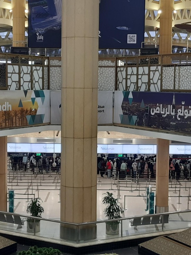 Arsitektur Bandara King Khalid bak Oase di Tengah Gurun