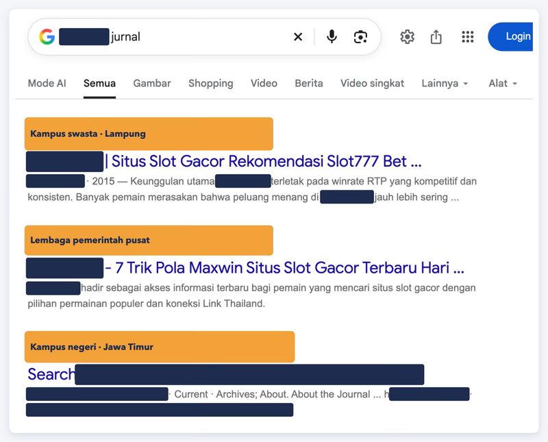 9 Institusi di 8 Provinsi Disusupi Judi Online 9 Institusi di 8 Provinsi Disusupi Judi Online