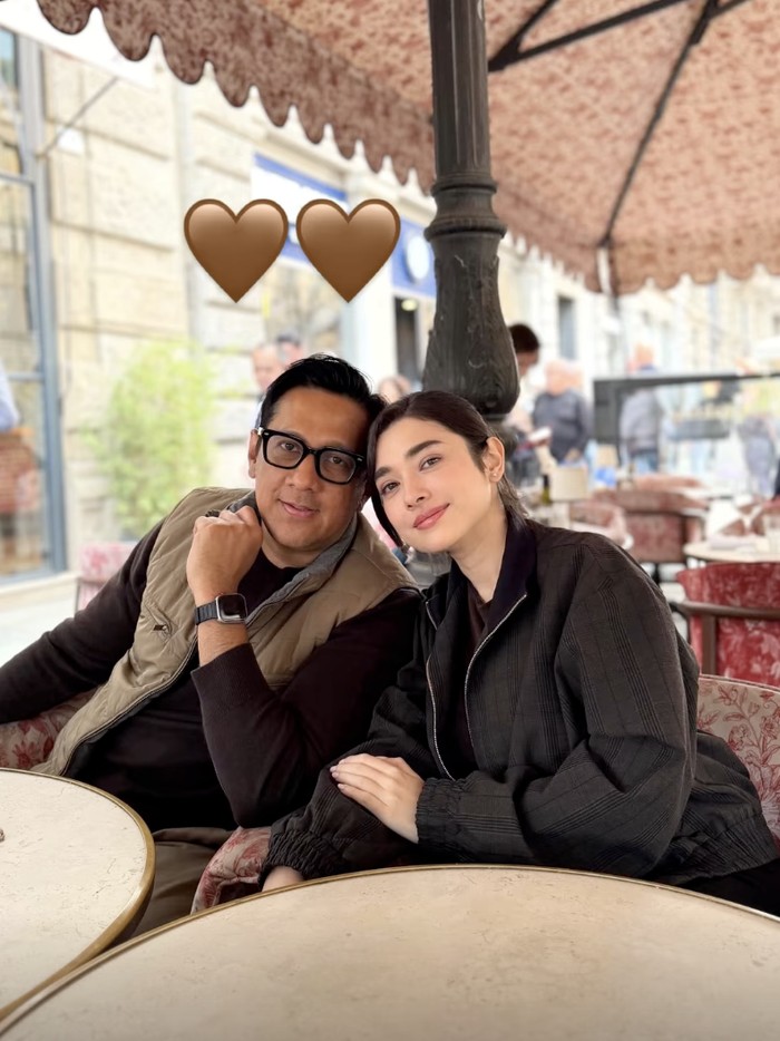 Andre Taulany dan Amanda Rigby di Italia
