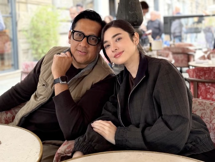 Andre Taulany dan Amanda Rigby di Italia