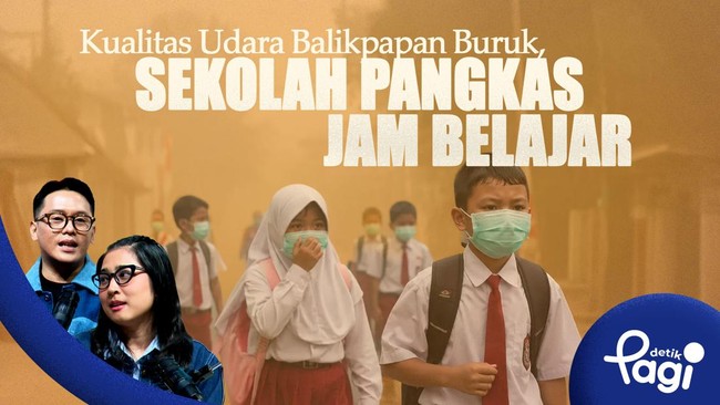 Kualitas Udara Balikpapan Buruk, Sekolah Pangkas Jam Belajar