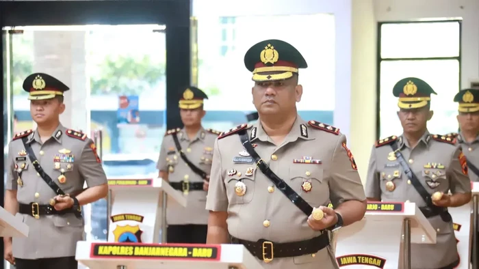 Dirreskrimum Polda DIY Kombes Era Johny Kurniawan saat dilantik menjadi Kapolres Banjarnegara tahun 2023 dan berpangkat AKBP.
