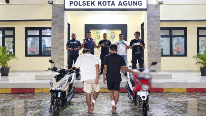 Dua pelaku pencurian motor  motor ditembak polisi