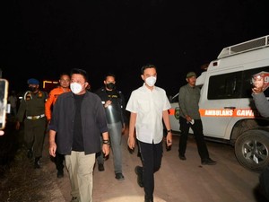 Bermalam di OKI, Gubernur Sumsel Ingatkan Warga Tak Bakar Lahan