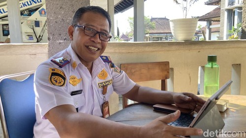 Kepala Dishub Klungkung Anak Agung Gde Putra Wedana. (Foto: Fatih Kudus Jaelani/detikBali)