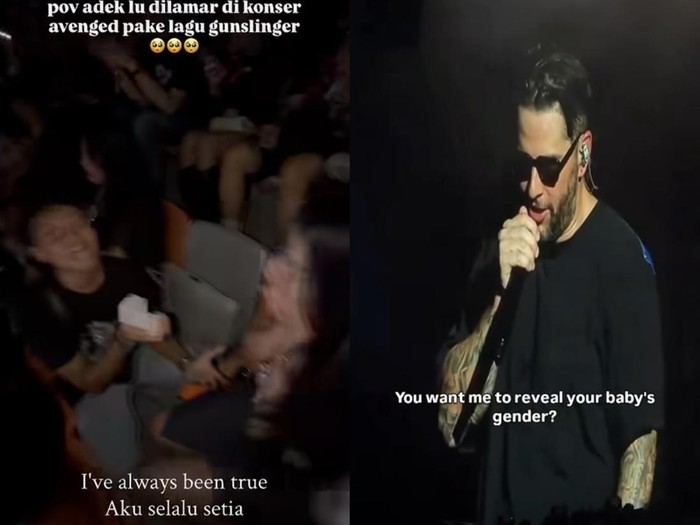 Konser Avenged Sevenfold Jakarta dipenuhi kejutan manis, mulai dari lamaran romantis penonton hingga gender reveal yang diumumkan langsung oleh M. Shadows.