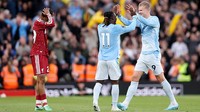 Liverpool Vs Man City: The Citizens Bungkam 10 Pemain The Reds 3-0