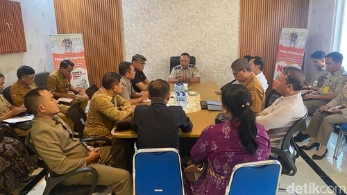 Pansus II DPRD Karangasem saat berkoordinasi dengan ATR/BPN, Senin (12/10/2026).